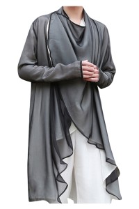 Custom made linen Chinese Style Men's suit, Han suit, men's Tang suit, tea suit, ancient suit, ancient Chinese style performance, lay in clothes, Xianqi Kung Fu shirt, drama suit of the crew  SKF005  detail view-3